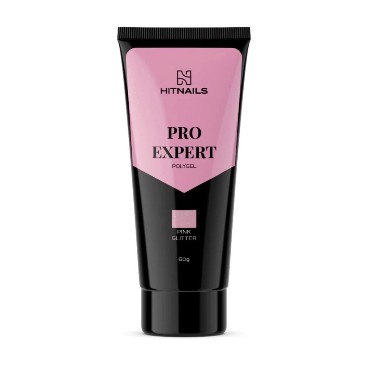 Polygel Pro Expert | Pink Glitter 60g